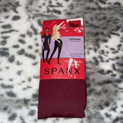 Spanx Tight-End Original Bodyshaping Tights in Garnet size A NWT
